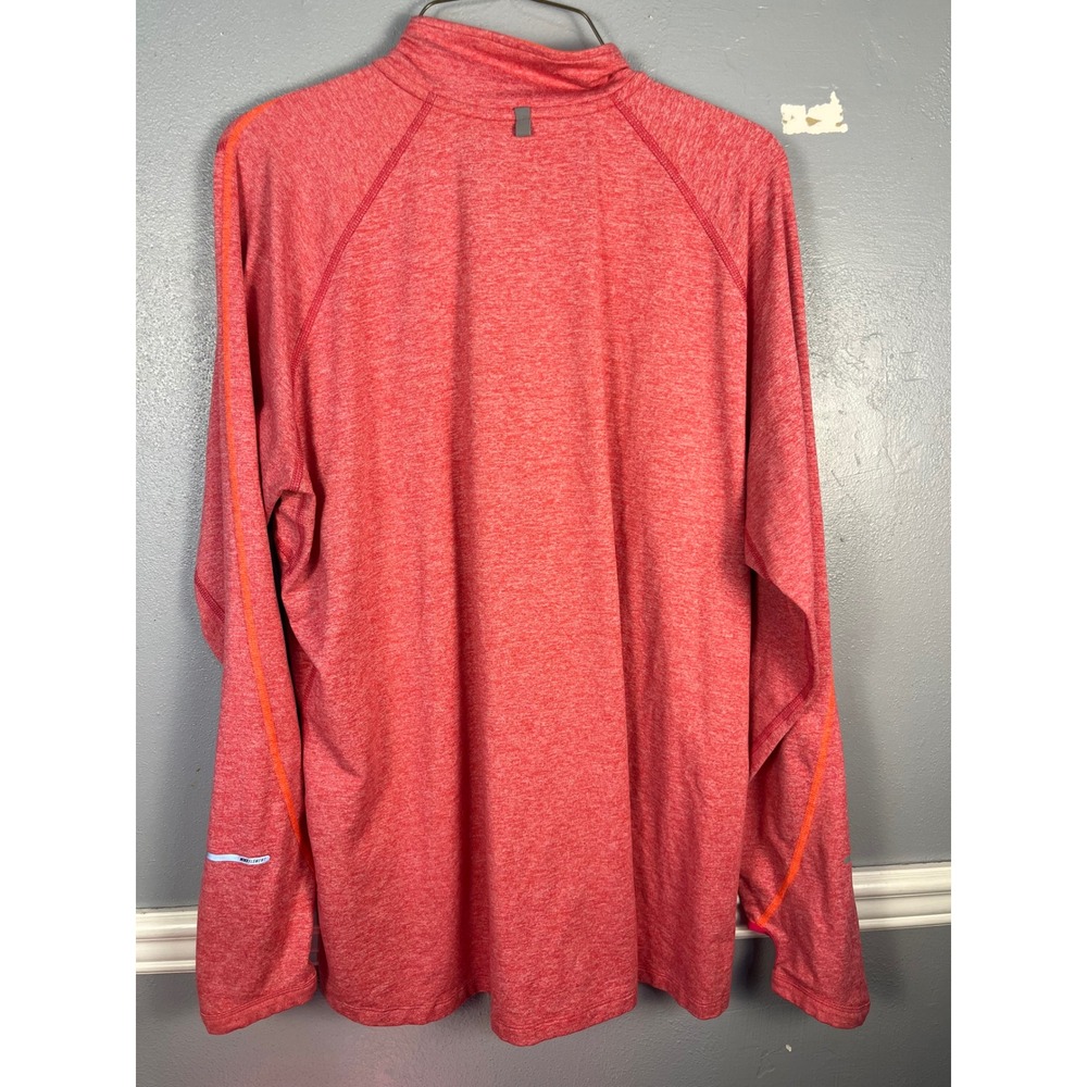 NIKE RUNNING Dri-FIT 1/2 Zip Pullover Women 1X Red Orange Athleisure Top - Picture 6 of 6